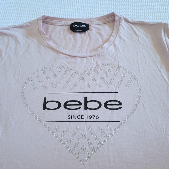 bebe Geometric Rhinestone💎 Heart♥️ Top - NWT - Picture 3 of 14